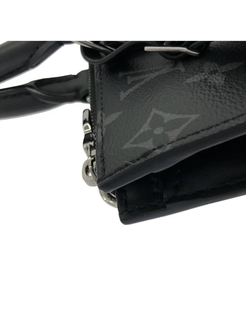 Louis Vuitton Monogram Eclipse Sac Plat Cross